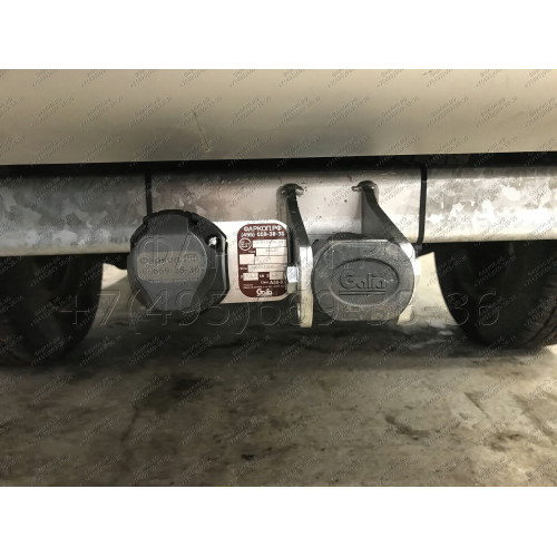 M120C GALIA Полностью оцинкованный фаркоп на Mitsubishi L200 1996-2006, 2006-2015, 2015-2023, FIAT Fullback 2016-2019. Тип шара: C (горизонтальный съемный). Без выреза бампера. Нагрузки: 3100/125 кг, масса фаркопа 29,35 кг