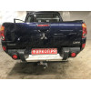 M120C GALIA Полностью оцинкованный фаркоп на Mitsubishi L200 1996-2006, 2006-2015, 2015-2023, FIAT Fullback 2016-2019. Тип шара: C (горизонтальный съемный). Без выреза бампера. Нагрузки: 3100/125 кг, масса фаркопа 29,35 кг