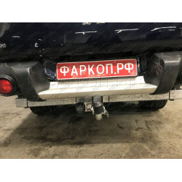 M120C GALIA Полностью оцинкованный фаркоп на Mitsubishi L200 1996-2006, 2006-2015, 2015-2023, FIAT Fullback 2016-2019. Тип шара: C (горизонтальный съемный). Без выреза бампера. На