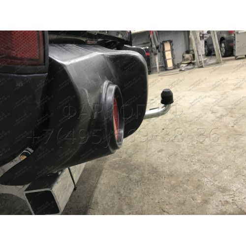 M120C GALIA Полностью оцинкованный фаркоп на Mitsubishi L200 1996-2006, 2006-2015, 2015-2023, FIAT Fullback 2016-2019. Тип шара: C (горизонтальный съемный). Без выреза бампера. Нагрузки: 3100/125 кг, масса фаркопа 29,35 кг