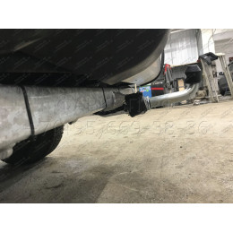 M120C GALIA Полностью оцинкованный фаркоп на Mitsubishi L200 1996-2006, 2006-2015, 2015-2023, FIAT Fullback 2016-2019. Тип шара: C (горизонтальный съемный). Без выреза бампера. На