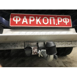 M120C GALIA Полностью оцинкованный фаркоп на Mitsubishi L200 1996-2006, 2006-2015, 2015-2023, FIAT Fullback 2016-2019. Тип шара: C (горизонтальный съемный). Без выреза бампера. На