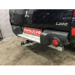 M120C GALIA Полностью оцинкованный фаркоп на Mitsubishi L200 1996-2006, 2006-2015, 2015-2023, FIAT Fullback 2016-2019. Тип шара: C (горизонтальный съемный). Без выреза бампера. На