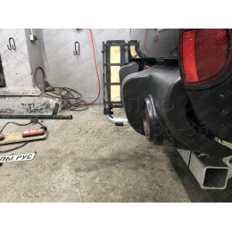 M120C GALIA Полностью оцинкованный фаркоп на Mitsubishi L200 1996-2006, 2006-2015, 2015-2023, FIAT Fullback 2016-2019. Тип шара: C (горизонтальный съемный). Без выреза бампера. На