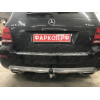 M127C GALIA Полностью оцинкованный фаркоп на Mercedes GLK-Class x204 2008-2015. Подрозетник убирается за бампер. Тип шара: C (горизонтальный съемный). Невидимый вырез бампера. Нагрузки: 2500/100 кг, масса фаркопа 20,37 кг