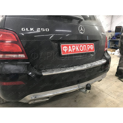 M127C GALIA Полностью оцинкованный фаркоп на Mercedes GLK-Class x204 2008-2015. Подрозетник убирается за бампер. Тип шара: C (горизонтальный съемный). Невидимый вырез бампера. Нагрузки: 2500/100 кг, масса фаркопа 20,37 кг
