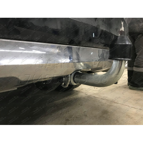 M127C GALIA Полностью оцинкованный фаркоп на Mercedes GLK-Class x204 2008-2015. Подрозетник убирается за бампер. Тип шара: C (горизонтальный съемный). Невидимый вырез бампера. Нагрузки: 2500/100 кг, масса фаркопа 20,37 кг