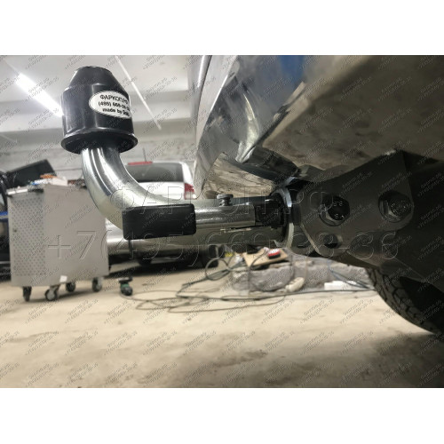 M127C GALIA Полностью оцинкованный фаркоп на Mercedes GLK-Class x204 2008-2015. Подрозетник убирается за бампер. Тип шара: C (горизонтальный съемный). Невидимый вырез бампера. Нагрузки: 2500/100 кг, масса фаркопа 20,37 кг