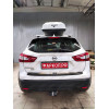 4382-A ORIS Фаркоп на Nissan Qashqai 2014-2021 без подрезки бампера. Тип шара: A. Нагрузки: 1800/100 кг, масса фаркопа 21 кг (без электрики в комплекте)