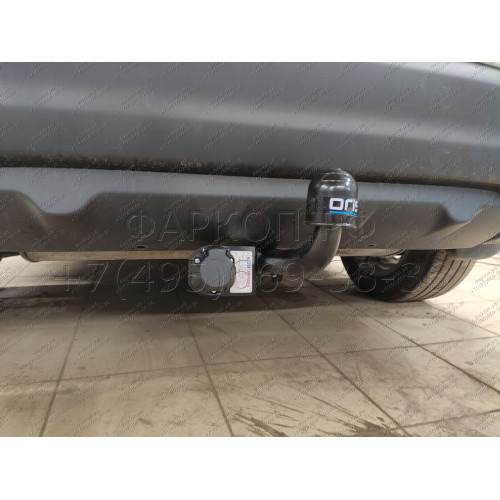 4382-A ORIS Фаркоп на Nissan Qashqai 2014-2021 без подрезки бампера. Тип шара: A. Нагрузки: 1800/100 кг, масса фаркопа 21 кг (без электрики в комплекте)
