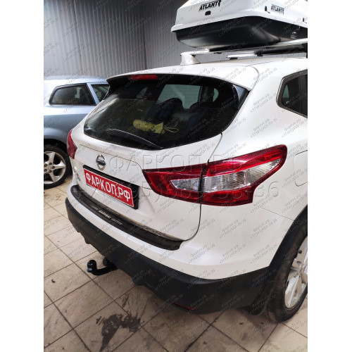 4382-A ORIS Фаркоп на Nissan Qashqai 2014-2021 без подрезки бампера. Тип шара: A. Нагрузки: 1800/100 кг, масса фаркопа 21 кг (без электрики в комплекте)