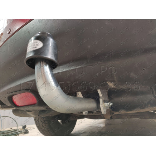 M133A GALIA Полностью оцинкованный фаркоп на Mazda CX-9 2007-2012, 2012-2017. Подрозетник убирается за бампер. Тип шара: A. Установка без снятия и выреза бампера. Нагрузки: 1600/100 кг, масса фаркопа 15,72 кг