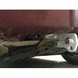 M113A GALIA Полностью оцинкованный фаркоп на Mercedes A-Class w169 2004-2012, Mercedes B-Class w245 2005-2011. Подрозетник убирается за бампер. Тип шара: A. Невидимый вырез ба