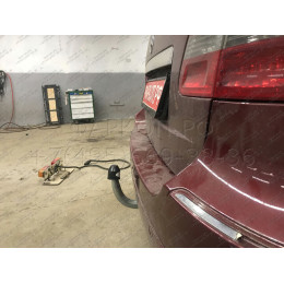 M113A GALIA Полностью оцинкованный фаркоп на Mercedes A-Class w169 2004-2012, Mercedes B-Class w245 2005-2011. Подрозетник убирается за бампер. Тип шара: A. Невидимый вырез ба