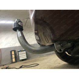 M113A GALIA Полностью оцинкованный фаркоп на Mercedes A-Class w169 2004-2012, Mercedes B-Class w245 2005-2011. Подрозетник убирается за бампер. Тип шара: A. Невидимый вырез ба