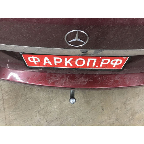 M113A GALIA Полностью оцинкованный фаркоп на Mercedes A-Class w169 2004-2012, Mercedes B-Class w245 2005-2011. Подрозетник убирается за бампер. Тип шара: A. Невидимый вырез бампера. Нагрузки: 1500/75 кг, масса фаркопа 15,02 кг
