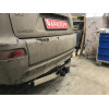 FA 0970-E(N) Бизон Фаркоп с хромированной накладкой на Mitsubishi Outlander XL 2007-2012 без подрезки бампера. Тип шара: E (легкосъемный шар под квадрат). Нагрузки: 3200/120 кг. Не комплектуется электрикой