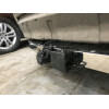 FA 0970-E(N) Бизон Фаркоп с хромированной накладкой на Mitsubishi Outlander XL 2007-2012 без подрезки бампера. Тип шара: E (легкосъемный шар под квадрат). Нагрузки: 3200/120 кг. Не комплектуется электрикой
