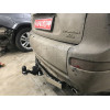 FA 0970-E(N) Бизон Фаркоп с хромированной накладкой на Mitsubishi Outlander XL 2007-2012 без подрезки бампера. Тип шара: E (легкосъемный шар под квадрат). Нагрузки: 3200/120 кг. Не комплектуется электрикой