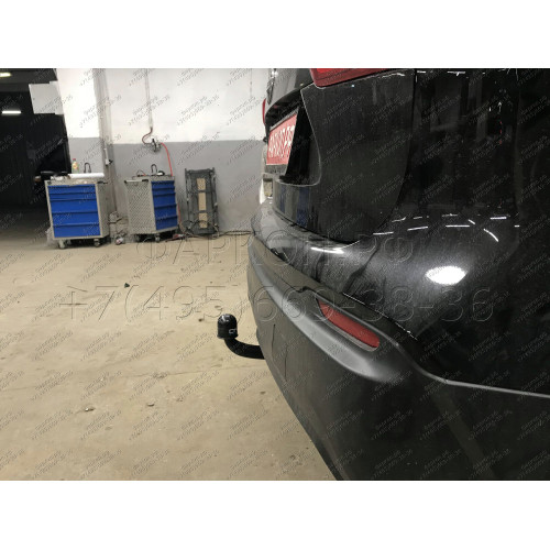 4382-A ORIS Фаркоп на Nissan Qashqai 2014-2021 без подрезки бампера. Тип шара: A. Нагрузки: 1800/100 кг, масса фаркопа 21 кг (без электрики в комплекте)