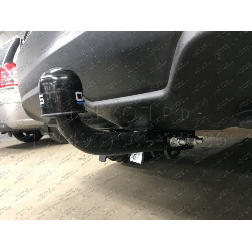 4382-A ORIS Фаркоп на Nissan Qashqai 2014-2021 без подрезки бампера. Тип шара: A. Нагрузки: 1800/100 кг, масса фаркопа 21 кг (без электрики в комплекте)