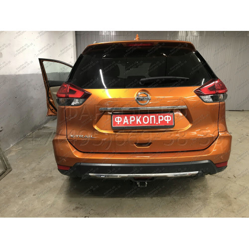 N055C GALIA Полностью оцинкованный фаркоп на Nissan X-Trail T32 2014-2022, Renault Koleos 2016-2020. Тип шара: C (горизонтальный съемный). Без выреза бампера. Нагрузки: 2000/100 кг, масса фаркопа 22,07 кг
