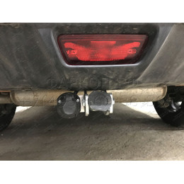 N055C GALIA Полностью оцинкованный фаркоп на Nissan X-Trail T32 2014-2022, Renault Koleos 2016-2020. Тип шара: C (горизонтальный съемный). Без выреза бампера. Нагрузки: 2000/