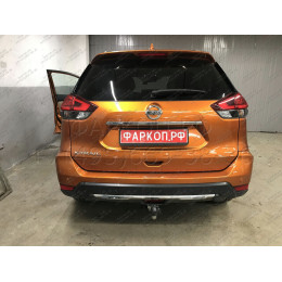 N055C GALIA Полностью оцинкованный фаркоп на Nissan X-Trail T32 2014-2022, Renault Koleos 2016-2020. Тип шара: C (горизонтальный съемный). Без выреза бампера. Нагрузки: 2000/