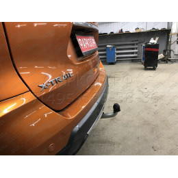 N055C GALIA Полностью оцинкованный фаркоп на Nissan X-Trail T32 2014-2022, Renault Koleos 2016-2020. Тип шара: C (горизонтальный съемный). Без выреза бампера. Нагрузки: 2000/