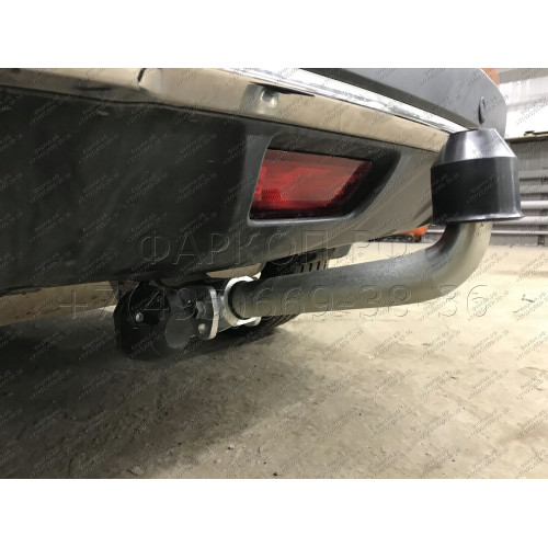 N055C GALIA Полностью оцинкованный фаркоп на Nissan X-Trail T32 2014-2022, Renault Koleos 2016-2020. Тип шара: C (горизонтальный съемный). Без выреза бампера. Нагрузки: 2000/100 кг, масса фаркопа 22,07 кг