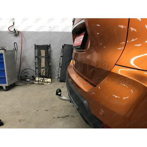 N055C GALIA Полностью оцинкованный фаркоп на Nissan X-Trail T32 2014-2022, Renault Koleos 2016-2020. Тип шара: C (горизонтальный съемный). Без выреза бампера. Нагрузки: 2000/100 кг, масса фаркопа 22,07 кг