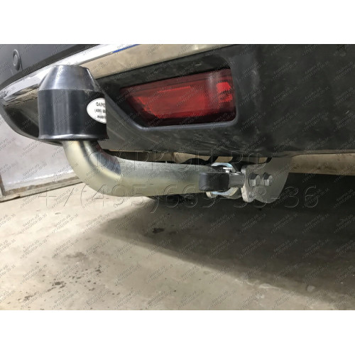 N055C GALIA Полностью оцинкованный фаркоп на Nissan X-Trail T32 2014-2022, Renault Koleos 2016-2020. Тип шара: C (горизонтальный съемный). Без выреза бампера. Нагрузки: 2000/100 кг, масса фаркопа 22,07 кг