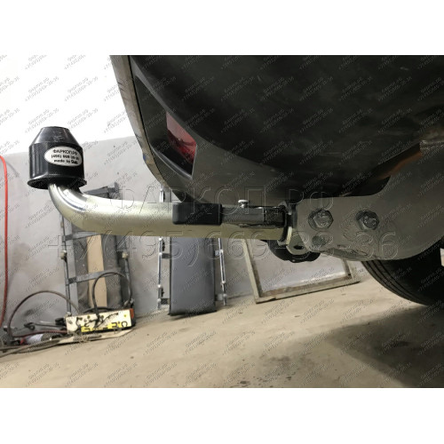 N055C GALIA Полностью оцинкованный фаркоп на Nissan X-Trail T32 2014-2022, Renault Koleos 2016-2020. Тип шара: C (горизонтальный съемный). Без выреза бампера. Нагрузки: 2000/100 кг, масса фаркопа 22,07 кг