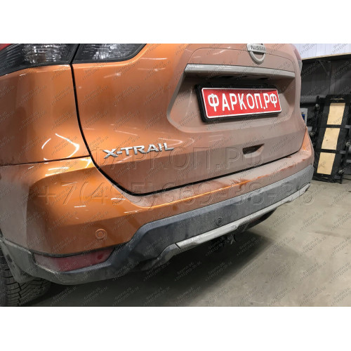 N055C GALIA Полностью оцинкованный фаркоп на Nissan X-Trail T32 2014-2022, Renault Koleos 2016-2020. Тип шара: C (горизонтальный съемный). Без выреза бампера. Нагрузки: 2000/100 кг, масса фаркопа 22,07 кг