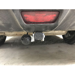 N055C GALIA Полностью оцинкованный фаркоп на Nissan X-Trail T32 2014-2022, Renault Koleos 2016-2020. Тип шара: C (горизонтальный съемный). Без выреза бампера. Нагрузки: 2000/