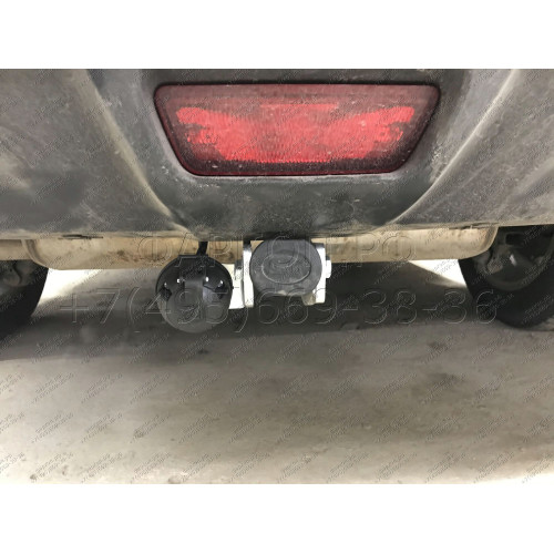 N055C GALIA Полностью оцинкованный фаркоп на Nissan X-Trail T32 2014-2022, Renault Koleos 2016-2020. Тип шара: C (горизонтальный съемный). Без выреза бампера. Нагрузки: 2000/100 кг, масса фаркопа 22,07 кг