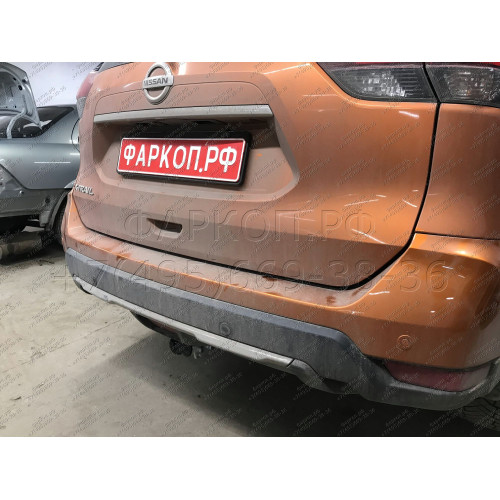 N055C GALIA Полностью оцинкованный фаркоп на Nissan X-Trail T32 2014-2022, Renault Koleos 2016-2020. Тип шара: C (горизонтальный съемный). Без выреза бампера. Нагрузки: 2000/100 кг, масса фаркопа 22,07 кг