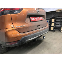 N055C GALIA Полностью оцинкованный фаркоп на Nissan X-Trail T32 2014-2022, Renault Koleos 2016-2020. Тип шара: C (горизонтальный съемный). Без выреза бампера. Нагрузки: 2000/