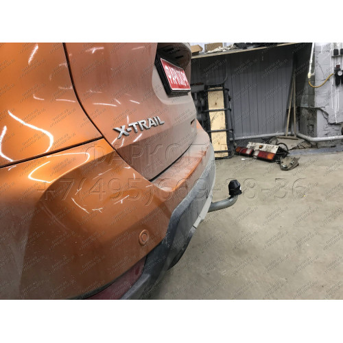 N055C GALIA Полностью оцинкованный фаркоп на Nissan X-Trail T32 2014-2022, Renault Koleos 2016-2020. Тип шара: C (горизонтальный съемный). Без выреза бампера. Нагрузки: 2000/100 кг, масса фаркопа 22,07 кг