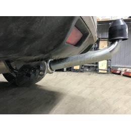 N055C GALIA Полностью оцинкованный фаркоп на Nissan X-Trail T32 2014-2022, Renault Koleos 2016-2020. Тип шара: C (горизонтальный съемный). Без выреза бампера. Нагрузки: 2000/
