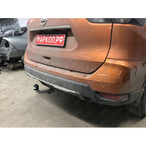 N055C GALIA Полностью оцинкованный фаркоп на Nissan X-Trail T32 2014-2022, Renault Koleos 2016-2020. Тип шара: C (горизонтальный съемный). Без выреза бампера. Нагрузки: 2000/100 кг, масса фаркопа 22,07 кг