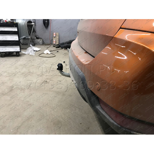 N055C GALIA Полностью оцинкованный фаркоп на Nissan X-Trail T32 2014-2022, Renault Koleos 2016-2020. Тип шара: C (горизонтальный съемный). Без выреза бампера. Нагрузки: 2000/100 кг, масса фаркопа 22,07 кг