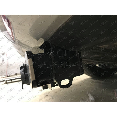 TCU00181 ТСС Фаркоп на Kia Carnival 2021-. Требуется подрезка бампера. Тип шара: E (шаровый узел под американский квадрат). Нагрузки: 1500/100 кг