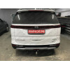 TCU00181 ТСС Фаркоп на Kia Carnival 2021-. Требуется подрезка бампера. Тип шара: E (шаровый узел под американский квадрат). Нагрузки: 1500/100 кг