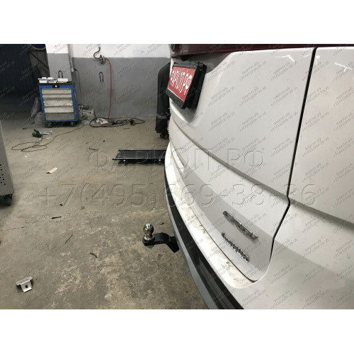 TCU00181 ТСС Фаркоп на Kia Carnival 2021-. Требуется подрезка бампера. Тип шара: E (шаровый узел под американский квадрат). Нагрузки: 1500/100 кг