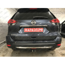 N055C GALIA Полностью оцинкованный фаркоп на Nissan X-Trail T32 2014-2022, Renault Koleos 2016-2020. Тип шара: C (горизонтальный съемный). Без выреза бампера. Нагрузки: 2000/
