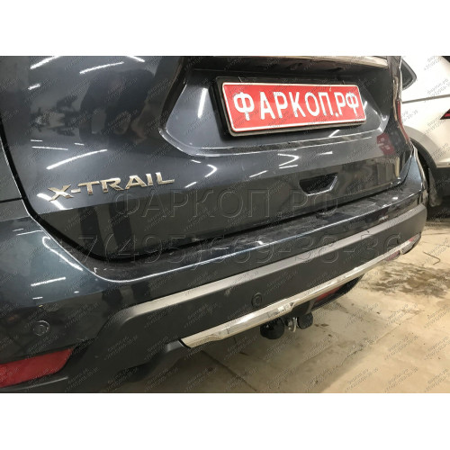 N055C GALIA Полностью оцинкованный фаркоп на Nissan X-Trail T32 2014-2022, Renault Koleos 2016-2020. Тип шара: C (горизонтальный съемный). Без выреза бампера. Нагрузки: 2000/100 кг, масса фаркопа 22,07 кг