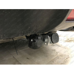 N055C GALIA Полностью оцинкованный фаркоп на Nissan X-Trail T32 2014-2022, Renault Koleos 2016-2020. Тип шара: C (горизонтальный съемный). Без выреза бампера. Нагрузки: 2000/