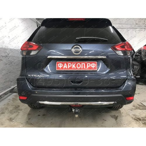 N055C GALIA Полностью оцинкованный фаркоп на Nissan X-Trail T32 2014-2022, Renault Koleos 2016-2020. Тип шара: C (горизонтальный съемный). Без выреза бампера. Нагрузки: 2000/100 кг, масса фаркопа 22,07 кг