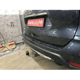 N055C GALIA Полностью оцинкованный фаркоп на Nissan X-Trail T32 2014-2022, Renault Koleos 2016-2020. Тип шара: C (горизонтальный съемный). Без выреза бампера. Нагрузки: 2000/